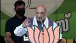 Home minister Amit Shah addresses a public meeting in Kerala on Wednesday. (ANI) Home minister Amit Shah addresses a public meeting in Kerala on Wednesday. (ANI)