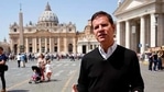 FILE - In this April 24, 2018 file photo, clergy sex abuse survivor and victim's advocate Juan Carlos Cruz, from Chile, is interviewed by The Associated Press, outside the Vatican's St. Peter's Square, in Rome, Tuesday, April 24, 2018. Pope Francis on Wednesday, March 24, 2021 named Cruz, who helped uncover a clerical sex abuse scandal, to a Vatican commission which advises the pontiff on how to protect children from pedophile clergy. (AP Photo/Andrew Medichini, file)(AP) FILE - In this April 24, 2018 file photo, clergy sex abuse survivor and victim's advocate Juan Carlos Cruz, from Chile, is interviewed by The Associated Press, outside the Vatican's St. Peter's Square, in Rome, Tuesday, April 24, 2018. Pope Francis on Wednesday, March 24, 2021 named Cruz, who helped uncover a clerical sex abuse scandal, to a Vatican commission which advises the pontiff on how to protect children from pedophile clergy. (AP Photo/Andrew Medichini, file)(AP)