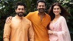 Kriti Sanon and Sunny Singh with Prabhas for Adipurush, Kriti Sanon and Sunny Singh with Prabhas for Adipurush,
