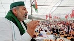 Ballia: Bharatiya Kisan Union (BKU) spokesperson Rakesh Tikait.(PTI file photo) Ballia: Bharatiya Kisan Union (BKU) spokesperson Rakesh Tikait.(PTI file photo)