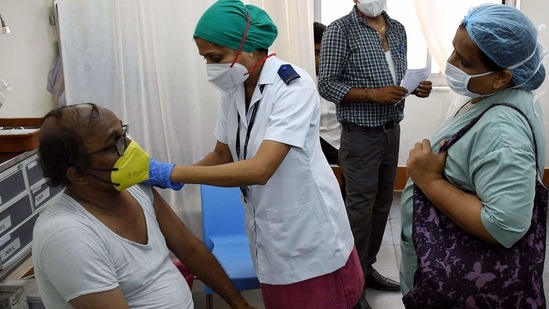 For instance, as many as 100 teachers of the east municipal body-run schools were deployed at the Delhi airport on Covid duty last week. (ANI Photo) For instance, as many as 100 teachers of the east municipal body-run schools were deployed at the Delhi airport on Covid duty last week. (ANI Photo)