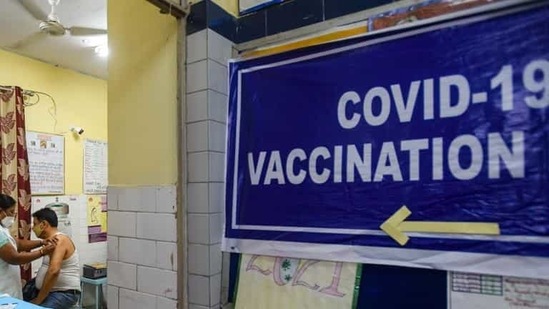 Speaking on the coverage of the overall vaccination drive, Bhushan said more than 5.08 crore doses of the vaccine have been administered to beneficiaries till now. (HT file photo)