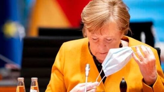 “To be absolutely clear, this mistake is solely and alone my mistake as in the end I am the one who carries the final responsibility,” German Chancellor Angela Merkel said on Wednesday.(Kay Nietfeld/Pool via AP)(AP)