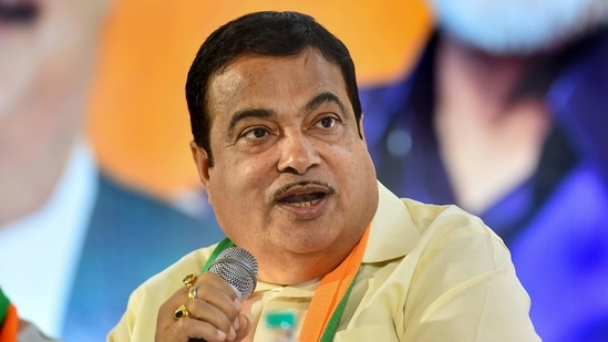 Nitin Gadkari said projects worth ₹60,000 crore are being implemented to reduce air pollution in the national capital. (PTI) Nitin Gadkari said projects worth ₹60,000 crore are being implemented to reduce air pollution in the national capital. (PTI)