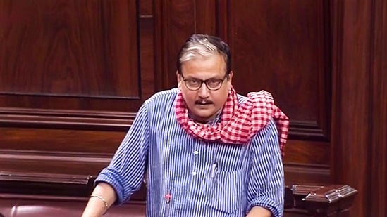 RJD MP Manoj Kumar Jha stood up to raise the issue soon after scheduled papers were laid on the table of the House. (PTI) RJD MP Manoj Kumar Jha stood up to raise the issue soon after scheduled papers were laid on the table of the House. (PTI)