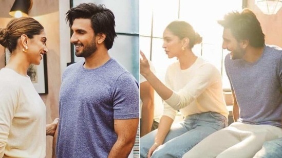 Ranveer Singh and Deepika Padukone in latest pictures. 