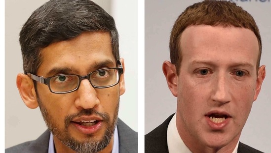 The chief executives of Google and Twitter will testify at the hearing. (AP) The chief executives of Google and Twitter will testify at the hearing. (AP)