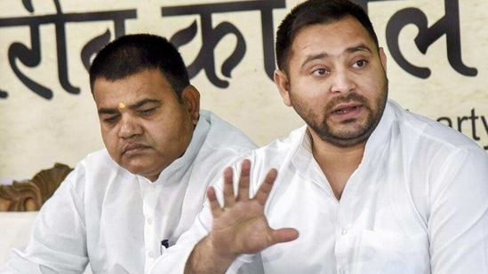 Rashtriya Janata Dal (RJD) leader Tejashwi Yadav.(HT_PRINT)