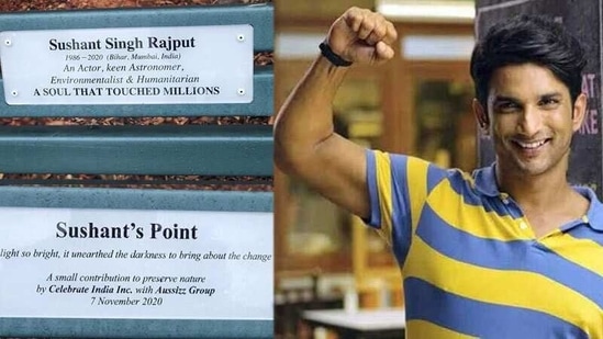 Benches in Sushant Singh Rajput's name have been put up in Australia. 