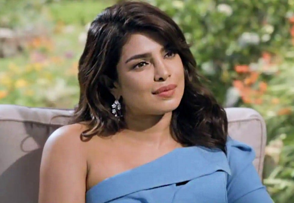 Priyanka Chopra sports a no- makeup glam with floral hoops Priyanka Chopra sports a no- makeup glam with floral hoops