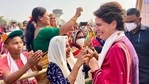 Congress leader Priyanka Gandhi during an election campaign rally ahead of Assam assembly polls, in Sivasagar district, Sunday, March 21, 2021.(PTI) Congress leader Priyanka Gandhi during an election campaign rally ahead of Assam assembly polls, in Sivasagar district, Sunday, March 21, 2021.(PTI)