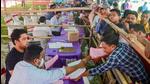 Drivers assigned for election duty, collect their documents before leaving for their respective polling booths ahead of the first phase of Assam assembly polls in Dibrugarh on Thursday. (PTI PHOTO.) Drivers assigned for election duty, collect their documents before leaving for their respective polling booths ahead of the first phase of Assam assembly polls in Dibrugarh on Thursday. (PTI PHOTO.)