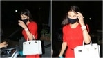 Jacqueline Fernandez was recently spotted running errands in Mumbai and saying that she looked fabulous in her mini red dress would be an understatement. Jacqueline Fernandez was recently spotted running errands in Mumbai and saying that she looked fabulous in her mini red dress would be an understatement.