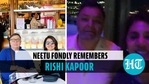 Neetu shares throwback video with Rishi Kapoor on his 11-month prayer meet Neetu shares throwback video with Rishi Kapoor on his 11-month prayer meet