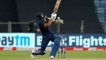 KL Rahul plays the scoop shot. (BCCI.) KL Rahul plays the scoop shot. (BCCI.)