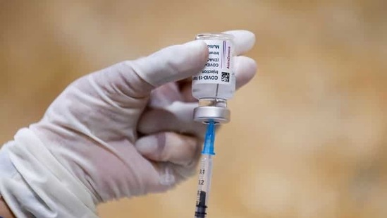 A healthcare worker prepares a dose of the AstraZeneca coronavirus disease (Covid-19) vaccine. (Reuters)