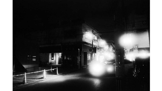 “As Katakana is a symbolic way to define and separate things with non-Japanese origins, by giving Koza a Katakana name, an “otherness” is implied. As such, this also suggests the existence of borders. For Koza, its borders exist in multiple planes and dimensions,” writes Ishikawa about Koza, where “Blue Affair” is set.(Photo by Kosuke Okahara)