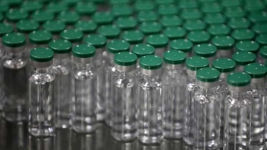 Vials of AstraZeneca's vaccine, are seen before they are packaged inside a lab at Serum Institute of India, Pune. (REUTERS) Vials of AstraZeneca's vaccine, are seen before they are packaged inside a lab at Serum Institute of India, Pune. (REUTERS)