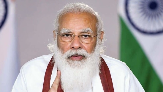 Prime Minister Narendra Modi during launch of 'Catch the Rain' campaign, via video conferencing on Monday. (PTI) Prime Minister Narendra Modi during launch of 'Catch the Rain' campaign, via video conferencing on Monday. (PTI)