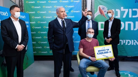 According to the health ministry data, the first dose of the vaccine was given to over 5.2 million nationals (55.96 per cent of the population). (AP)