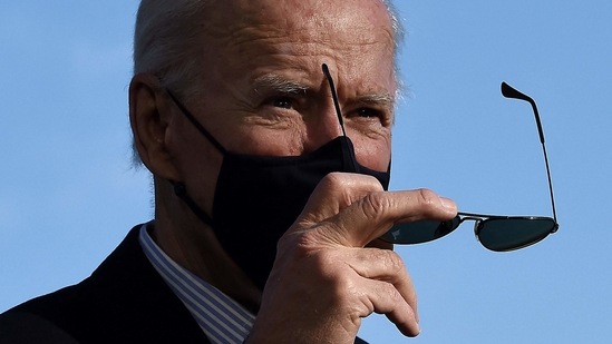 US President Joe Biden said last week that his goal of having 100 million vaccine shots administered was being met early and promised to announce a new goal this week.(AFP) US President Joe Biden said last week that his goal of having 100 million vaccine shots administered was being met early and promised to announce a new goal this week.(AFP)
