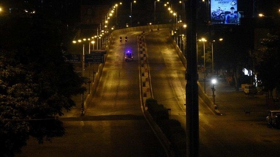 Surat and Ahmedabad together accounted for 60 per cent of new Covid-19 cases reported on Thursday. In picture - Deserted street during night curfew in Surat. (ANI) Surat and Ahmedabad together accounted for 60 per cent of new Covid-19 cases reported on Thursday. In picture - Deserted street during night curfew in Surat. (ANI)