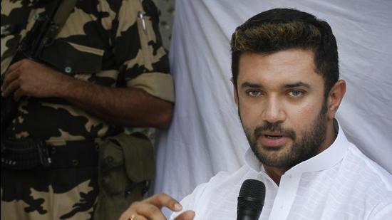 File photo: Lok Janshakti Party leader Chirag Paswan. (Arvind Yadav/ Hindustan Times) File photo: Lok Janshakti Party leader Chirag Paswan. (Arvind Yadav/ Hindustan Times)