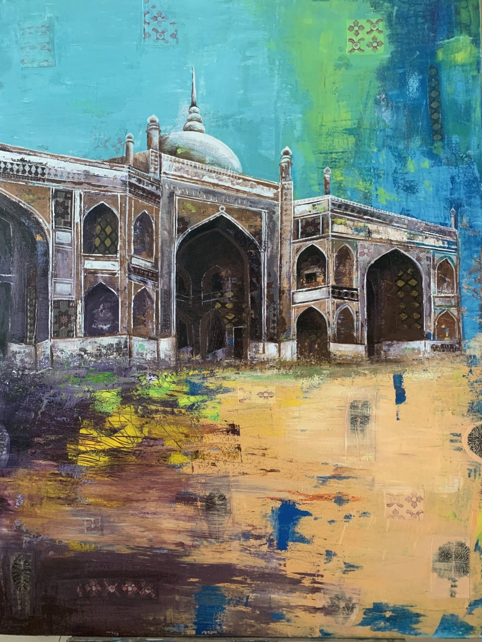 Artist Smita Jain says she aims to take the viewer back in time, through her paintings.