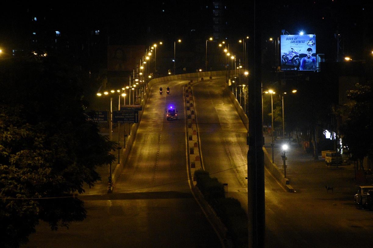 File photo of a deserted street during coronavirus-induced night curfew. (ANI) File photo of a deserted street during coronavirus-induced night curfew. (ANI)