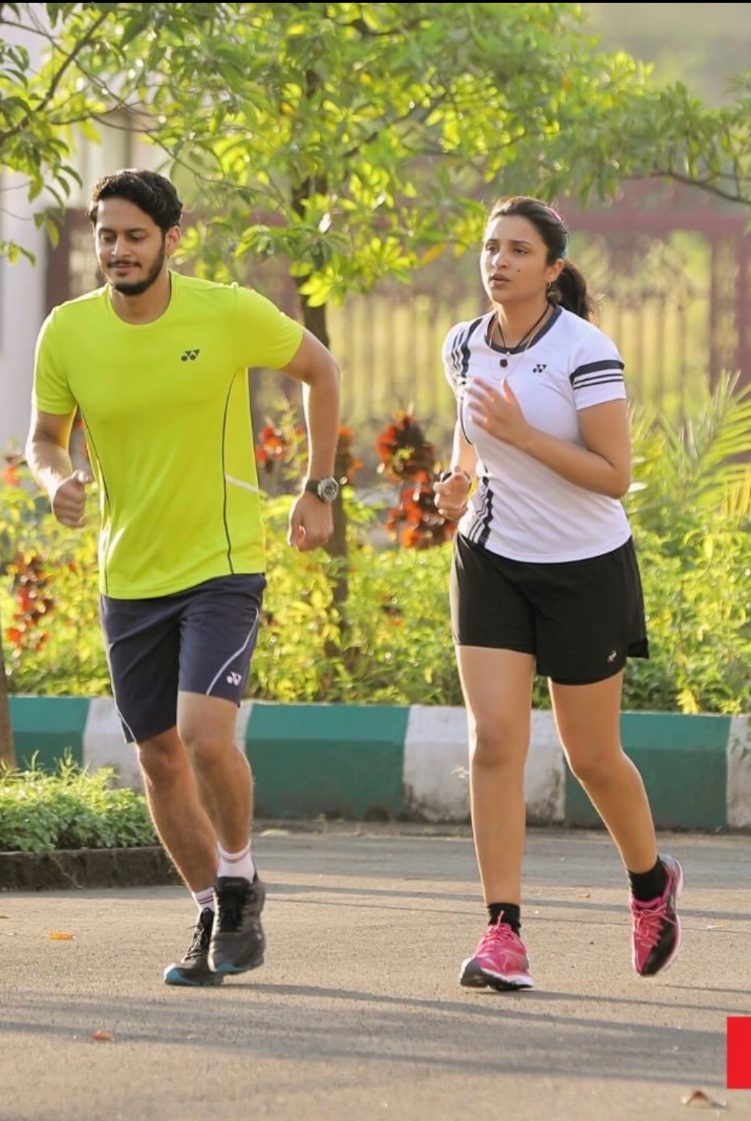 Eshan Naqvi and Parineeti Chopra training together(Eshan Naqvi) Eshan Naqvi and Parineeti Chopra training together(Eshan Naqvi)