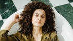 Actor Taapsee Pannu is currently working on her film Shabaash Mithu.(HT_PRINT) Actor Taapsee Pannu is currently working on her film Shabaash Mithu.(HT_PRINT)
