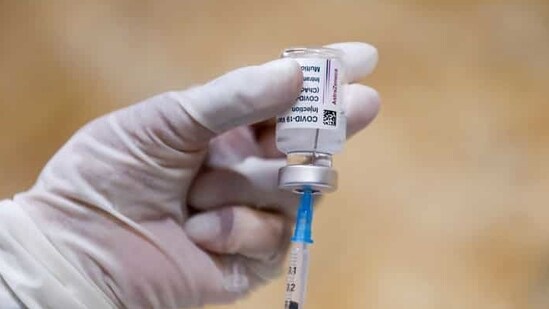 A healthcare worker prepares a dose of the AstraZeneca coronavirus disease (Covid-19) vaccine.(Reuters)