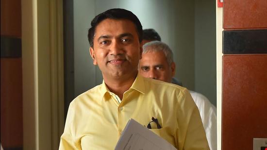 **EDS: FILE PHOTO** New Delhi: In this July 11, 2019 file photo, Goa Chief Minister Pramod Sawant at Goa Niwas in New Delhi. Sawant said he has tested positive for the coronavirus on Wednesday, Sept. 2, 2020. (PTI Photo/Kamal Kishore)(PTI02-09-2020_000073B) (PTI) **EDS: FILE PHOTO** New Delhi: In this July 11, 2019 file photo, Goa Chief Minister Pramod Sawant at Goa Niwas in New Delhi. Sawant said he has tested positive for the coronavirus on Wednesday, Sept. 2, 2020. (PTI Photo/Kamal Kishore)(PTI02-09-2020_000073B) (PTI)