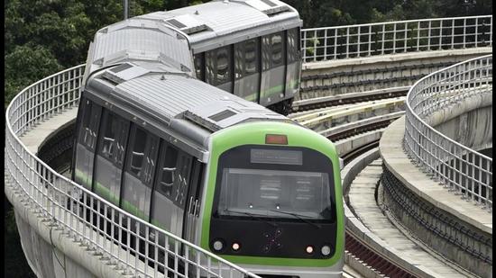 The investment agency has so far funded several of the Bengaluru Metro stretches since March 2006. (HT FILE PHOTO.) The investment agency has so far funded several of the Bengaluru Metro stretches since March 2006. (HT FILE PHOTO.)