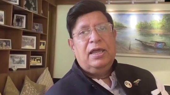 Bangladesh foreign minister AK Abdul Momen said he looked forward to a new Indian subcontinent with improved waterways connectivity(ANI Photo ) Bangladesh foreign minister AK Abdul Momen said he looked forward to a new Indian subcontinent with improved waterways connectivity(ANI Photo )