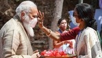 Satkhira: Prime Minister Narendra Modi visits the Jeshoreshwari Kali Temple, in Satkhira, Bangladesh, Saturday, March 27, 2021. (PTI) Satkhira: Prime Minister Narendra Modi visits the Jeshoreshwari Kali Temple, in Satkhira, Bangladesh, Saturday, March 27, 2021. (PTI)