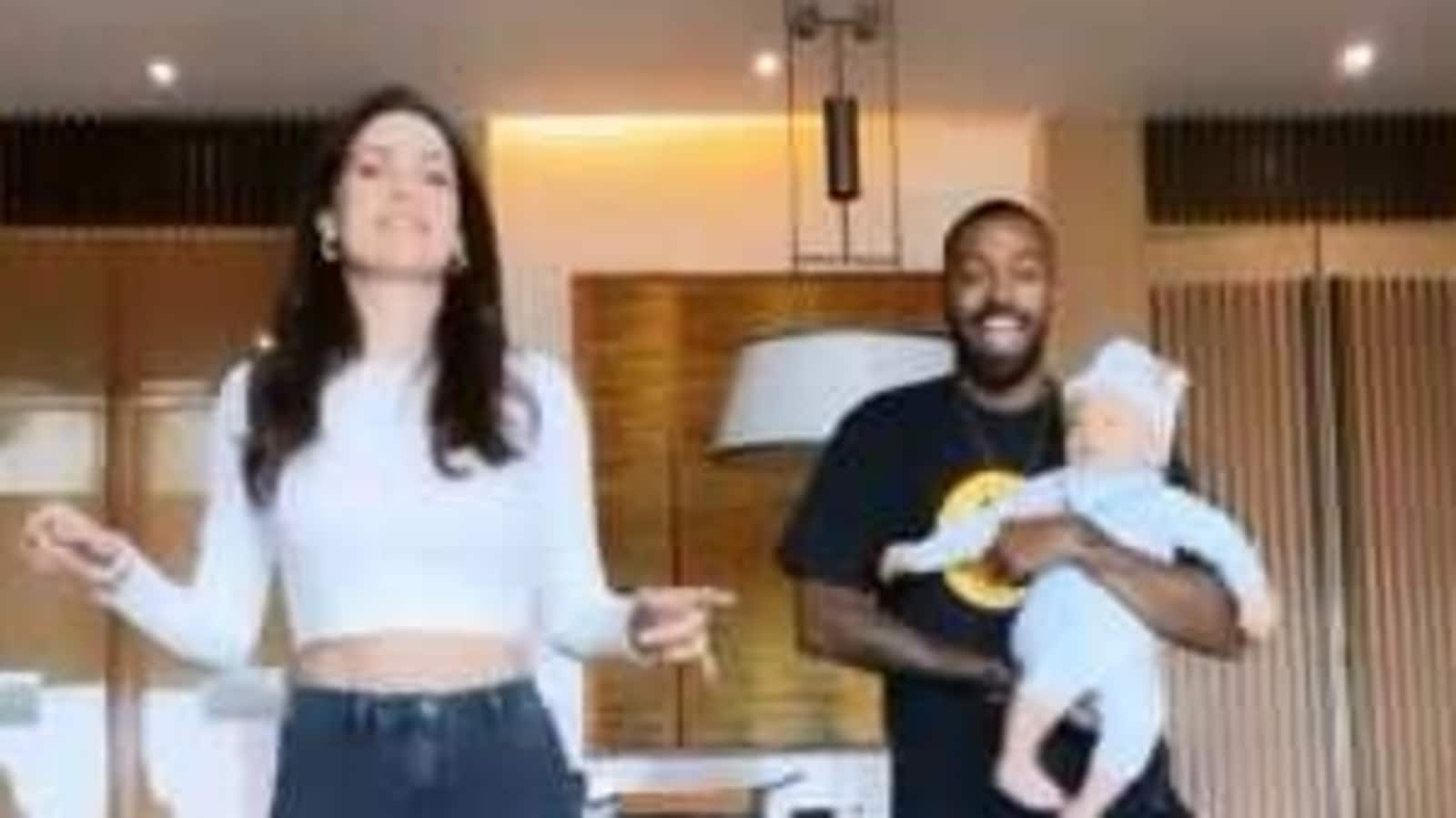 Nataša Stanković, Hardik Pandya and baby Agastya rock the dance floor with 'Don't Rush' challenge, watch video