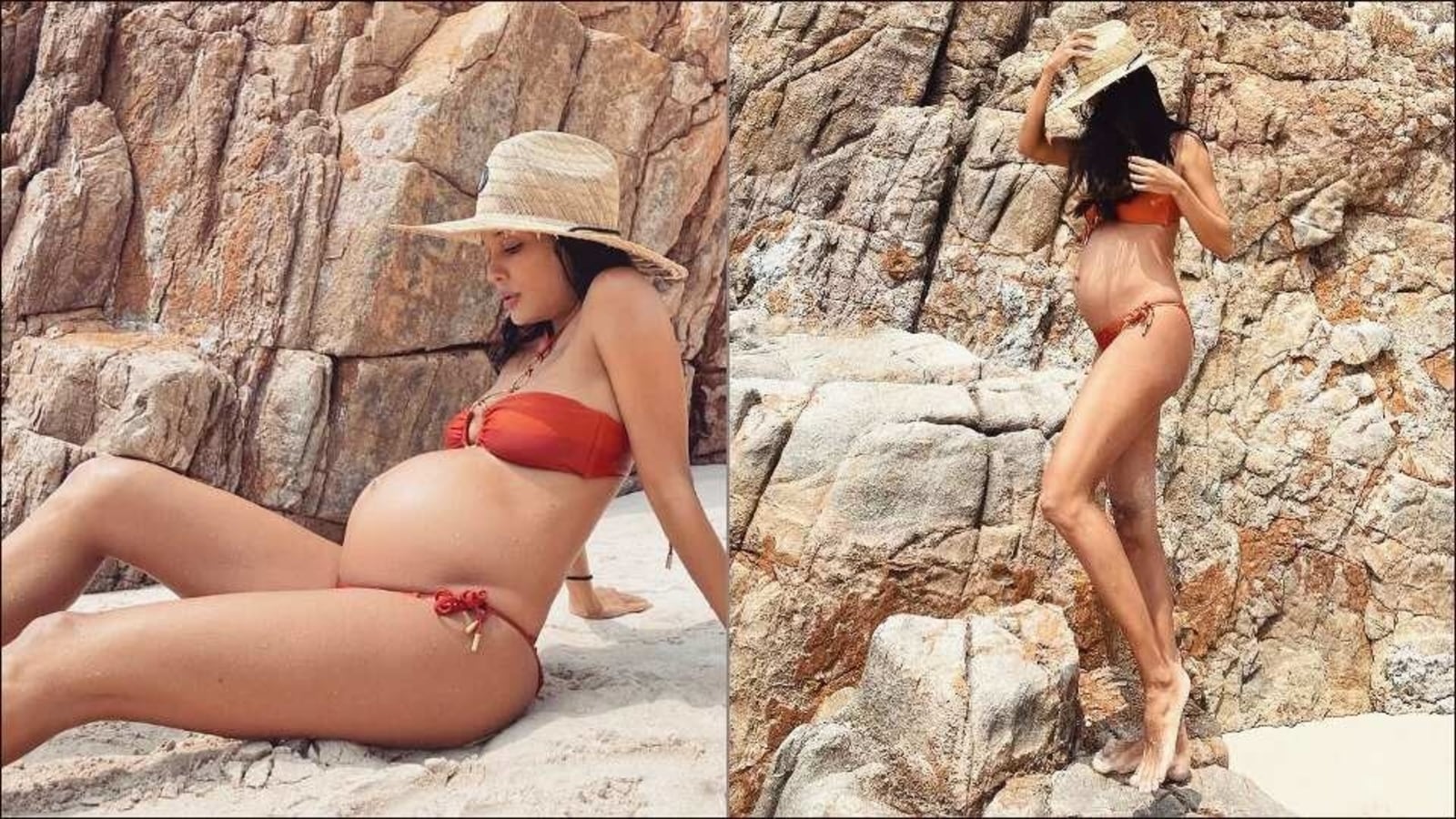 Candid Beach Nudes - Third time pregnant Lisa Haydon sets Internet ablaze with her 'Beach bod  2021' | Fashion Trends - Hindustan Times