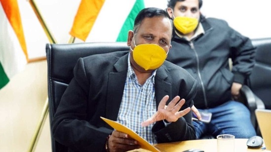 Delhi health minister Satyendra Jain(ANI Photo )