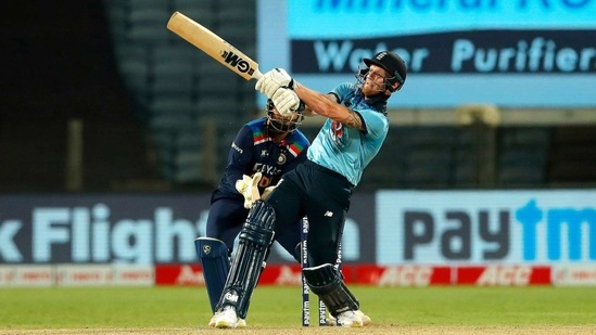 England's Ben Stokes plays a shot. (BCCI/ANI) England's Ben Stokes plays a shot. (BCCI/ANI)