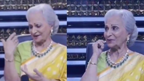 Waheeda Rehman appeared on Dance Deewane season 3. 