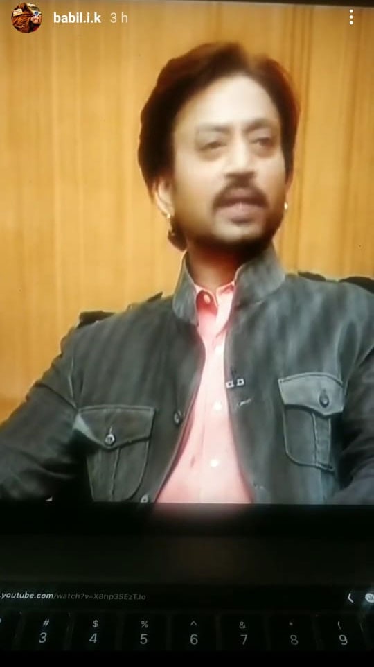Irrfan during his appearance on Aap Ki Adalat. Irrfan during his appearance on Aap Ki Adalat.