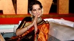 Kangana Ranaut greets during the trailer launch of her upcoming film Thalaivi. Kangana Ranaut greets during the trailer launch of her upcoming film Thalaivi.