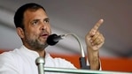 Congress leader Rahul Gandhi addresses at a public meeting in Shastri Nagar, Chennai on Sunday. (ANI Photo) Congress leader Rahul Gandhi addresses at a public meeting in Shastri Nagar, Chennai on Sunday. (ANI Photo)