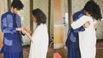 Irrfan Khan's son Babil and Sutapa Sikdar ahead of an awards ceremony. Irrfan Khan's son Babil and Sutapa Sikdar ahead of an awards ceremony.