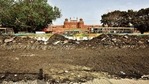 Construction work on the intersection began last week.(HT Photo) Construction work on the intersection began last week.(HT Photo)