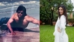 Suniel Shetty shared an old picture from a beach shoot and Athiya Shetty shared her reaction. Suniel Shetty shared an old picture from a beach shoot and Athiya Shetty shared her reaction.