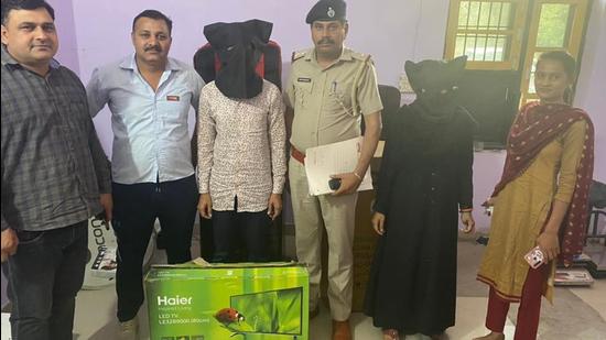 The shocking incident had come to light on March 23 after three human skeletons were found from the accused’s old house in Shiv Colony of Panipat when the present owner had the floor dug up to remove an insect infestation. (HT Photo)