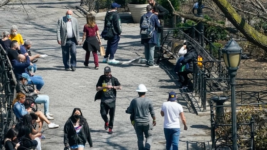 New Jersey has been reporting about 647 new cases for every 100,000 residents over the past 14 days. New York has averaged 548. (AP file photo) New Jersey has been reporting about 647 new cases for every 100,000 residents over the past 14 days. New York has averaged 548. (AP file photo)