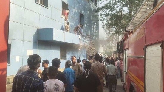 A fire broke out at the LPS Institute Of Cardiology in Uttar Pradesh’s Kanpur on Sunday. 